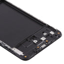 Front Housing LCD Frame Bezel Plate for Samsung Galaxy A70s (Black)