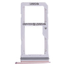 2 SIM Card Tray / Micro SD Card Tray for Galaxy S7 Edge(Pink)