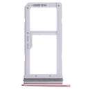 2 SIM Card Tray / Micro SD Card Tray for Galaxy S7 Edge(Pink)