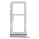 2 SIM Card Tray / Micro SD Card Tray for Galaxy S7 Edge(White)