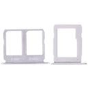 2 SIM Card Tray + Micro SD Card Tray for Galaxy A9100 / A9 (2016)(White)