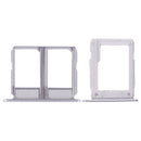 2 SIM Card Tray + Micro SD Card Tray for Galaxy A9100 / A9 (2016)(White)