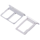 2 SIM Card Tray + Micro SD Card Tray for Galaxy A9100 / A9 (2016)(White)
