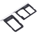 2 SIM Card Tray + Micro SD Card Tray for Galaxy A5108 / A7108(White)