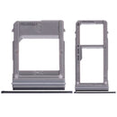 2 SIM Card Tray + Micro SD Card Tray for Galaxy A520 / A720(Black)