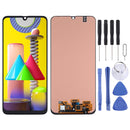 Super AMOLED Material LCD Screen and Digitizer Full Assembly for Samsung Galaxy M31 / Galaxy M31 Prime(Black)