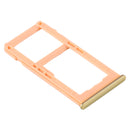SIM Card Tray + SIM Card Tray / Micro SD Card Tray for Samsung Galaxy A60 (Gold)