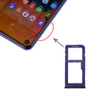SIM Card Tray + SIM Card Tray / Micro SD Card Tray for Samsung Galaxy A60 (Blue)