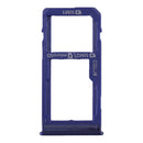 SIM Card Tray + SIM Card Tray / Micro SD Card Tray for Samsung Galaxy A60 (Blue)