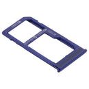 SIM Card Tray + SIM Card Tray / Micro SD Card Tray for Samsung Galaxy A60 (Blue)