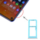 SIM Card Tray + SIM Card Tray / Micro SD Card Tray for Samsung Galaxy A60 (Baby Blue)
