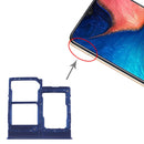 SIM Card Tray + SIM Card Tray + Micro SD Card Tray for Samsung Galaxy A20e(Blue)