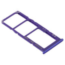 SIM Card Tray + SIM Card Tray + Micro SD Card Tray for Samsung Galaxy A30s (Blue)