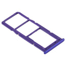 SIM Card Tray + SIM Card Tray + Micro SD Card Tray for Samsung Galaxy A30s (Blue)