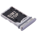 SIM Card Tray + SIM Card Tray for Samsung Galaxy A80 (Silver)