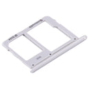 SIM Card Tray + Micro SD Card Tray for Samsung Galaxy Tab S5e SM-T725 (Silver)