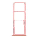 SIM Card Tray + SIM Card Tray + Micro SD Card Tray for Samsung Galaxy A71(Pink)