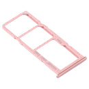 SIM Card Tray + SIM Card Tray + Micro SD Card Tray for Samsung Galaxy A71(Pink)