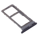 SIM Card Tray + Micro SD Card Tray for Samsung Galaxy S20+ / Galaxy S20 Ultra(Black)