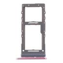 SIM Card Tray + Micro SD Card Tray for Samsung Galaxy S20+ / Galaxy S20 Ultra(Pink)