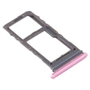SIM Card Tray + Micro SD Card Tray for Samsung Galaxy S20+ / Galaxy S20 Ultra(Pink)