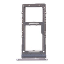 SIM Card Tray + Micro SD Card Tray for Samsung Galaxy S20+ / Galaxy S20 Ultra(Grey)