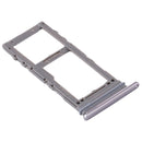 SIM Card Tray + Micro SD Card Tray for Samsung Galaxy S20+ / Galaxy S20 Ultra(Grey)