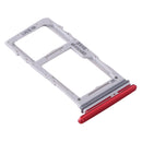 SIM Card Tray + SIM Card Tray / Micro SD Card Tray for Samsung Galaxy S20+ / Galaxy S20 Ultra (Red)
