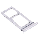 SIM Card Tray + SIM Card Tray / Micro SD Card Tray for Samsung Galaxy S20+ / Galaxy S20 Ultra (White)