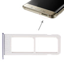 2 SIM Card Tray for Galaxy S6 Edge plus / S6 Edge+(Grey)