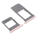 SIM Card Tray + Micro SD Card Tray, Single Card for Galaxy A5 (2017) / A520 & A7 (2017) / A720(Pink)
