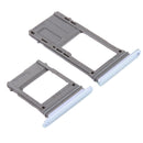 SIM Card Tray + Micro SD Card Tray, Single Card for Galaxy A5 (2017) / A520 & A7 (2017) / A720(Blue)