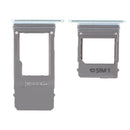 SIM Card Tray + Micro SD Card Tray, Single Card for Galaxy A5 (2017) / A520 & A7 (2017) / A720(Blue)