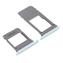SIM Card Tray + Micro SD Card Tray, Single Card for Galaxy A5 (2017) / A520 & A7 (2017) / A720(Blue)