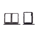 SIM Card Tray + Micro SD Card Tray for Galaxy C9 Pro / C9000(Black)