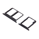 SIM Card Tray + Micro SD Card Tray for Galaxy C9 Pro / C9000(Black)