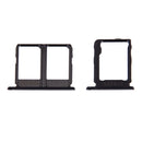 SIM Card Tray + Micro SD Card Tray for Galaxy C9 Pro / C9000(Black)