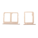 SIM Card Tray + Micro SD Card Tray for Galaxy C9 Pro / C9000(Gold)