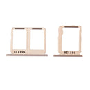 SIM Card Tray + Micro SD Card Tray for Galaxy C9 Pro / C9000(Gold)
