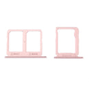 SIM Card Tray + Micro SD Card Tray for Galaxy C9 Pro / C9000(Rose Gold)