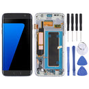 Original Super AMOLED Material LCD Screen and Digitizer Full Assembly(with Frame / Charging Port Flex Cable / Power Button Flex Cable / Volume Button Flex Cable) for Galaxy S7 Edge / G935F / G935FD(Black)