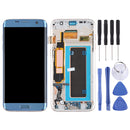 Original Super AMOLED Material LCD Screen and Digitizer Full Assembly(with Frame / Charging Port Flex Cable / Power Button Flex Cable / Volume Button Flex Cable) for Galaxy S7 Edge / G935F / G935FD(Blue)