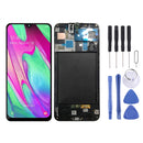 Original LCD Screen and Digitizer Full Assembly with Frame for Galaxy A50 SM-A505F(Black)