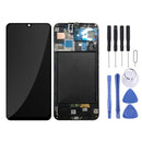 Original LCD Screen and Digitizer Full Assembly with Frame for Galaxy A50 SM-A505F(Black)