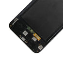 Original LCD Screen and Digitizer Full Assembly with Frame for Galaxy A50 SM-A505F(Black)