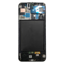 Original LCD Screen and Digitizer Full Assembly with Frame for Galaxy A50 SM-A505F(Black)