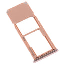 SIM Card Tray + Micro SD Card Tray for Galaxy A7 (2018) / A750F (Gold)