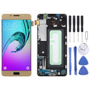 TFT Material LCD Screen and Digitizer Full Assembly with Frame for Galaxy A5 (2016) / A510F(Gold)