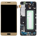 TFT Material LCD Screen and Digitizer Full Assembly with Frame for Galaxy A5 (2016) / A510F(Gold)