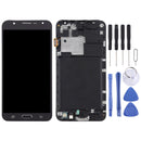 TFT Material LCD Screen and Digitizer Full Assembly with Frame for Galaxy J7 (2015) / J700F(Black)
